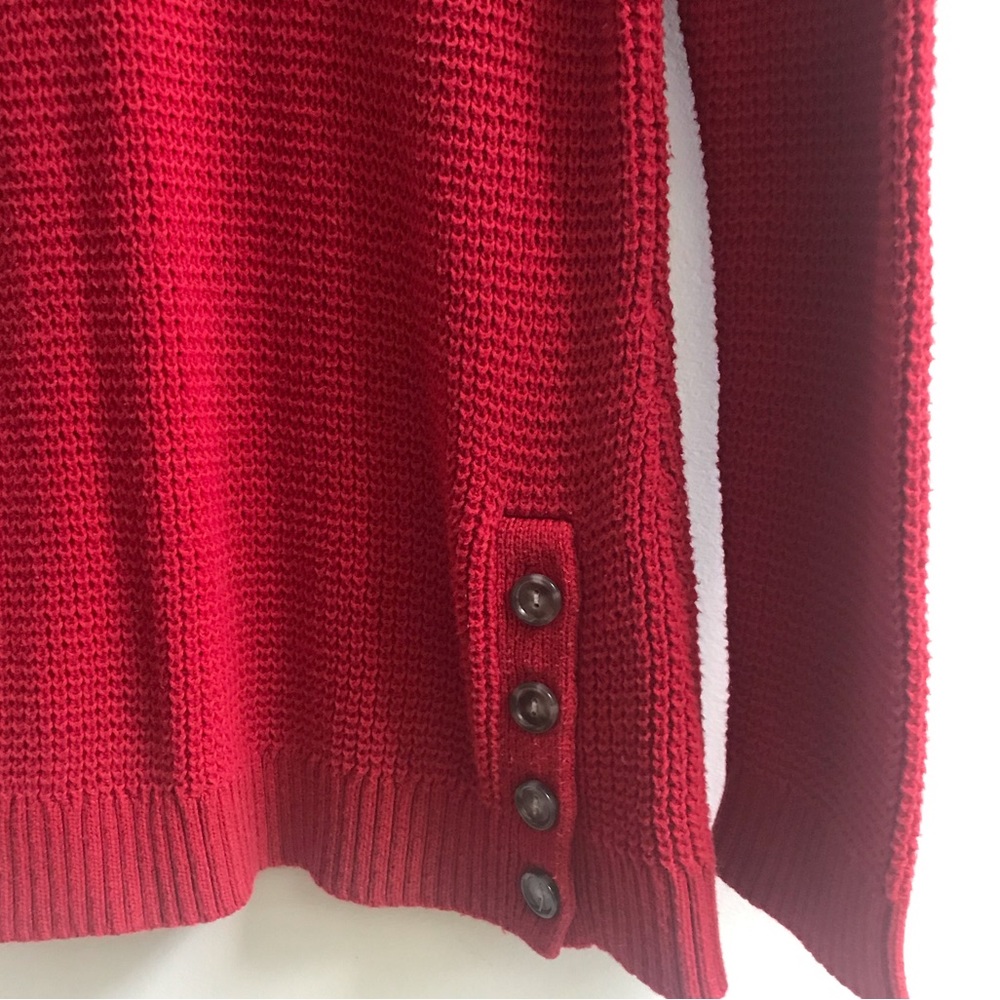 Pendleton Red Pull Over Knit Sweater Size Medium. - image 4